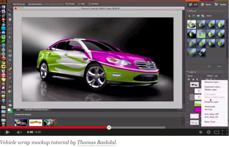 5 tips to get you started in vehicle wrap design